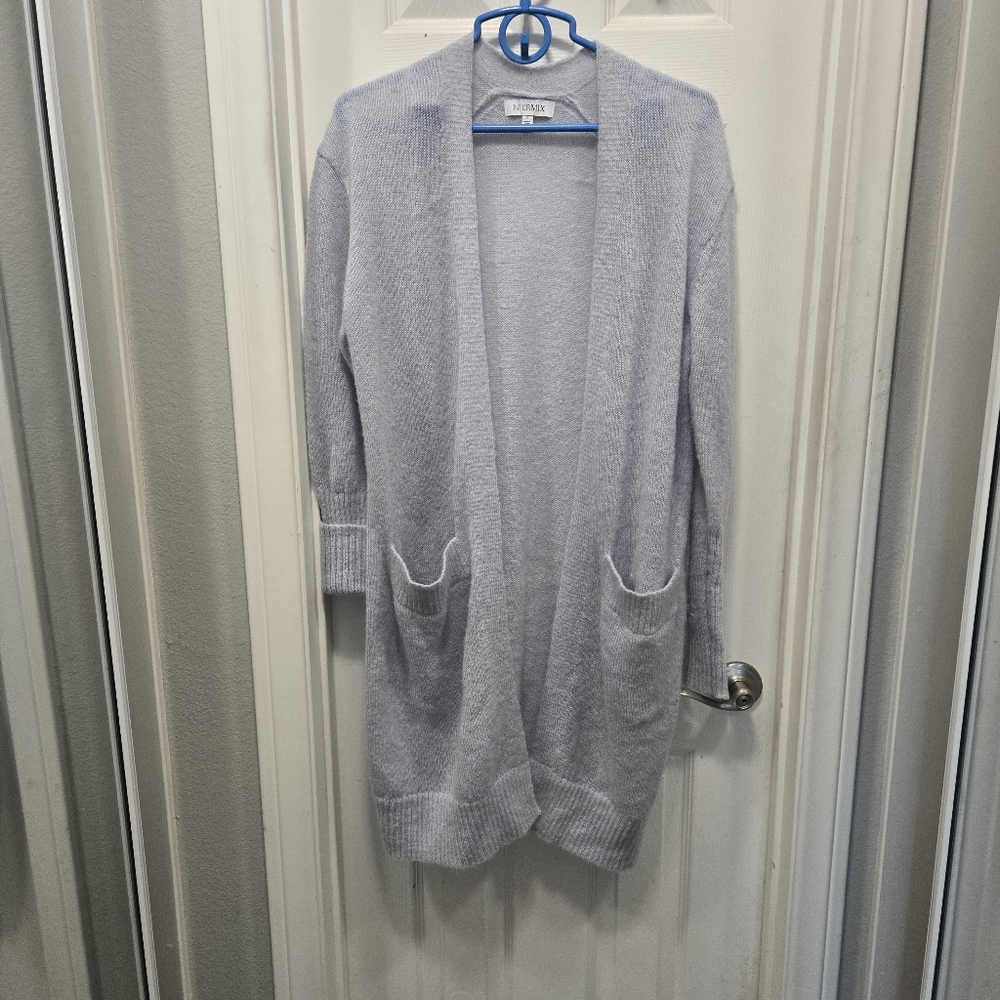 Intermix Wool/mohair Blend Cardigan Sweater Size XS